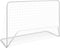vidaXL - Voetbaldoel - met - net - 182x61x122 - cm - staal - wit