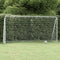 vidaXL - Voetbaldoel - met - net - 366x122x182 - cm - staal - wit