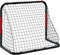 vidaXL - Voetbaldoel - met - net - 90x48x71 - cm - staal - rood - en - zwart