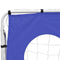 vidaXL - Voetbaldoel - met - richtmuur - hoogwaardig - 240x92x150 - cm - staal