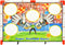 vidaXL - Voetbaldoelenset - met - doelmuur - 120x51x77,5 - cm