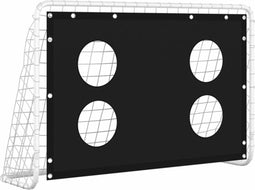 vidaXL - Voetbaldoeltrainingsdoel - 184x61x122 - cm - staal