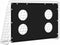vidaXL - Voetbaldoeltrainingsdoel - 184x61x122 - cm - staal