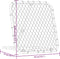 vidaXL Voetbalrebounder verstelbaar 84x73x60-80 cm staal zwart