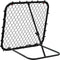 vidaXL Voetbalrebounder verstelbaar 84x73x60-80 cm staal zwart