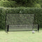 vidaXL - Voetbalrebounder/voetbaldoel - 2-in-1 - 202x104x120 - cm - staal