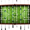 vidaXL Voetbaltafel 60 kg 140x74.5x87.5 cm staal bruin