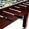 vidaXL Voetbaltafel 60 kg 140x74.5x87.5 cm staal bruin