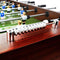 vidaXL Voetbaltafel 60 kg 140x74.5x87.5 cm staal bruin