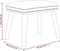vidaXL - Voetenbank - 45x29,5x35 - cm - fluweel - blauw