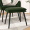 vidaXL - Voetenbank - 45x29,5x35 - cm - fluweel - donkergroen