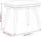 vidaXL - Voetenbank - 45x29,5x35 - cm - fluweel - donkergroen