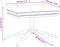 vidaXL - Voetenbank - 45x29,5x35 - cm - glanzend - kunstleer - bruin