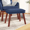 vidaXL - Voetenbank - 45x29,5x35 - cm - stof - blauw