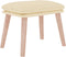 vidaXL - Voetenbank - 45x29,5x35 - cm - stof - crèmekleurig