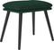 vidaXL - Voetenbank - 45x29,5x35 - cm - stof - donkergroen