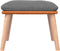 vidaXL - Voetenbank - 45x29,5x35 - cm - stof - en - kunstleer - lichtgrijs