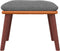 vidaXL - Voetenbank - 45x29,5x35 - cm - stof - en - kunstleer - lichtgrijs