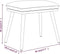 vidaXL - Voetenbank - 45x29,5x35 - cm - stof - mosterdgeel