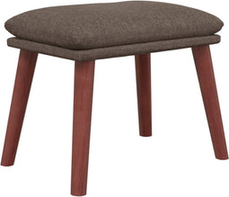 vidaXL - Voetenbank - 45x29,5x35 - cm - stof - taupe