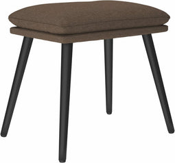 vidaXL - Voetenbank - 45x29,5x35 - cm - stof - taupe