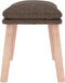 vidaXL - Voetenbank - 45x29,5x35 - cm - stof - taupe