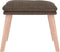 vidaXL - Voetenbank - 45x29,5x35 - cm - stof - taupe