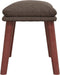 vidaXL - Voetenbank - 45x29,5x35 - cm - stof - taupe