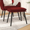 vidaXL - Voetenbank - 45x29,5x35 - cm - stof - wijnrood