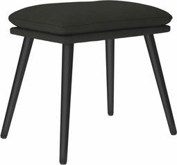 vidaXL - Voetenbank - 45x29,5x35 - cm - stof - zwart