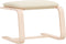 vidaXL - Voetenbank - 51x41x40 - cm - stof - crèmekleurig