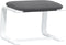 vidaXL - Voetenbank - 51x41x40 - cm - stof - donkergrijs
