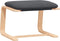 vidaXL - Voetenbank - 51x41x40 - cm - stof - donkergrijs