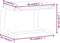 vidaXL - Voetenbank - 51x41x40 - cm - stof - donkergrijs
