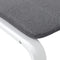 vidaXL - Voetenbank - 51x41x40 - cm - stof - donkergrijs