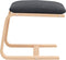 vidaXL - Voetenbank - 51x41x40 - cm - stof - donkergrijs