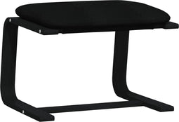 vidaXL - Voetenbank - 51x41x40 - cm - stof - zwart