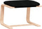 vidaXL - Voetenbank - 51x41x40 - cm - stof - zwart