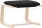 vidaXL - Voetenbank - 51x41x40 - cm - stof - zwart