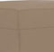 vidaXL - Voetenbank - 60x50x41 - cm - kunstleer - cappuccino