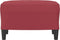 vidaXL - Voetenbank - 60x50x41 - cm - kunstleer - wijnrood