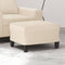 vidaXL - Voetenbank - 60x50x41 - cm - microvezelstof - beige