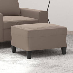 vidaXL - Voetenbank - 60x50x41 - cm - microvezelstof - taupe