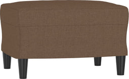 vidaXL - Voetenbank - 60x50x41 - cm - stof - bruin
