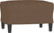 vidaXL - Voetenbank - 60x50x41 - cm - stof - bruin