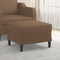 vidaXL - Voetenbank - 60x50x41 - cm - stof - bruin