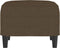 vidaXL - Voetenbank - 60x50x41 - cm - stof - bruin