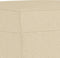 vidaXL - Voetenbank - 60x50x41 - cm - stof - crèmekleurig