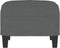 vidaXL - Voetenbank - 60x50x41 - cm - stof - donkergrijs