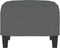 vidaXL - Voetenbank - 60x50x41 - cm - stof - donkergrijs